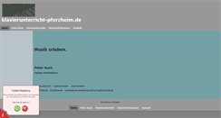 Desktop Screenshot of klavierunterricht-pforzheim.de